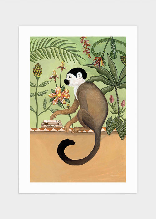 Floral library poster