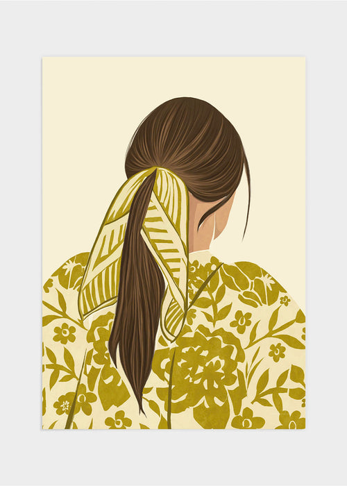 Flower dress poster