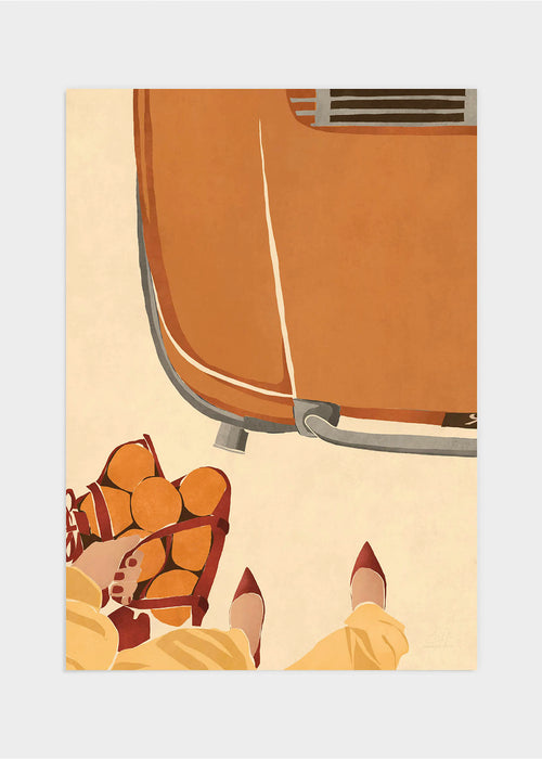 I'll bring the oranges poster