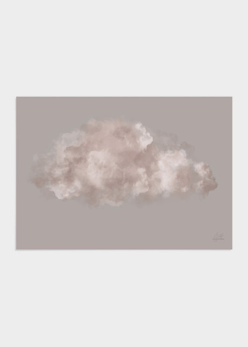 Pink cloud poster