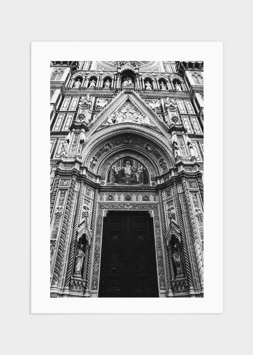 Santa maria del fiore entrence poster