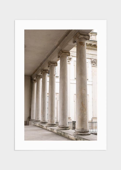 Łazienki park column poster