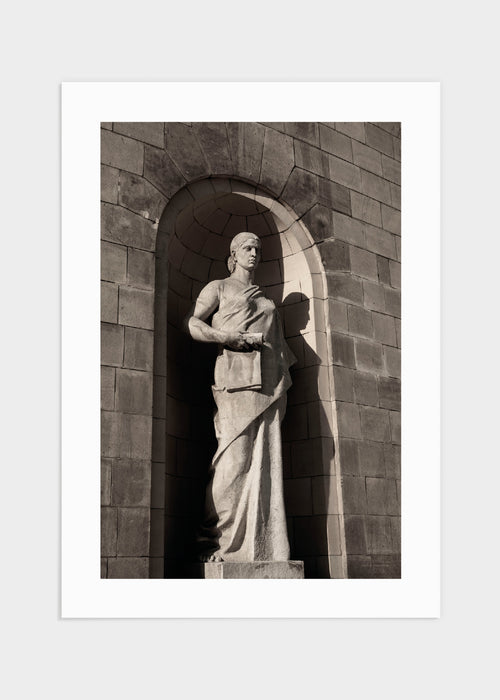 Big statue poster
