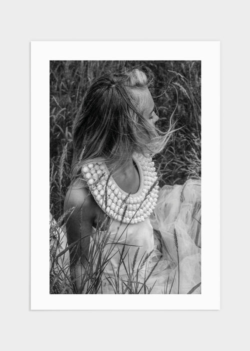 Seashell necklace poster