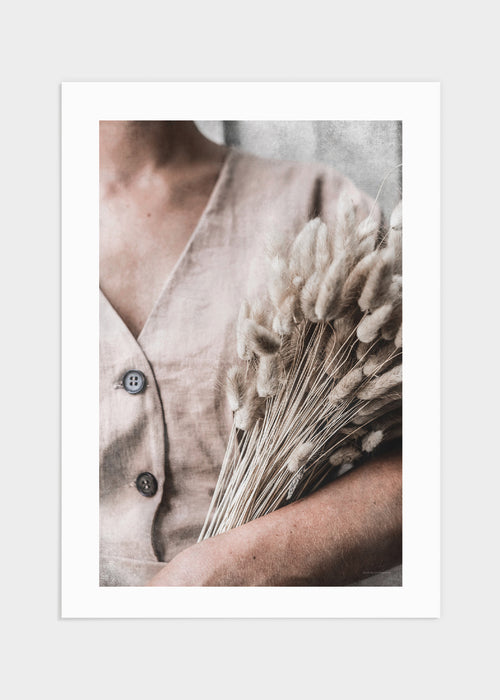 Bunny tail grass poster