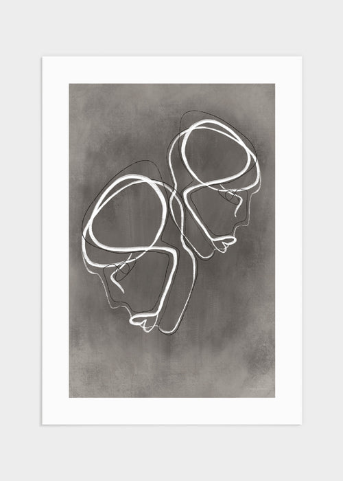 Double portrait poster