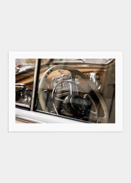 Steering wheel poster