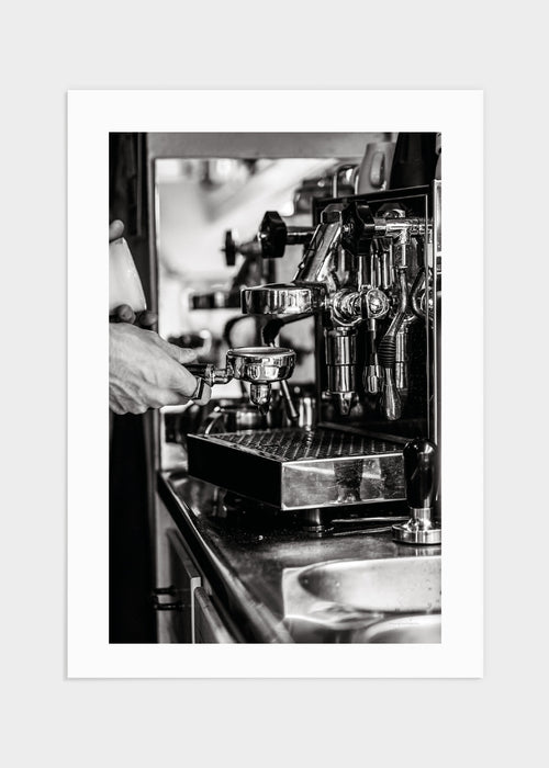 Making coffee poster