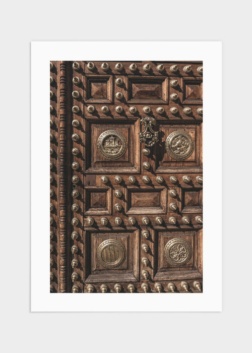 Barcelona door poster