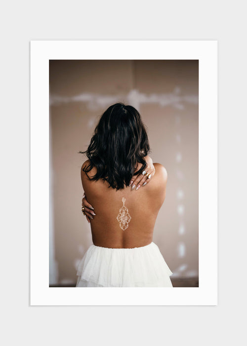 Boho woman poster