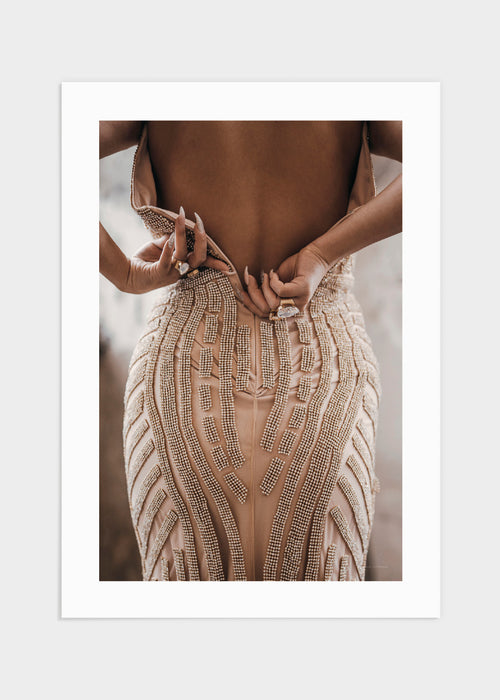 Golden dress 2 poster