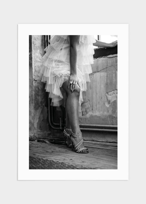 Lace & jewelry poster