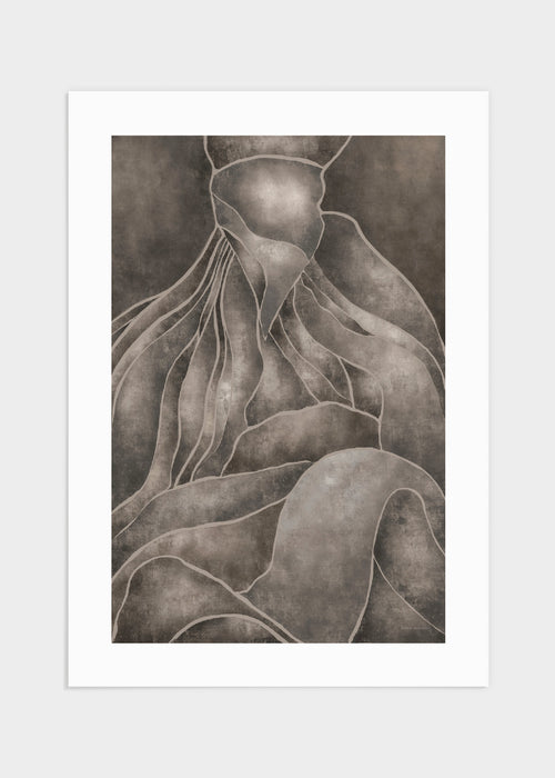 Grey graphic poster