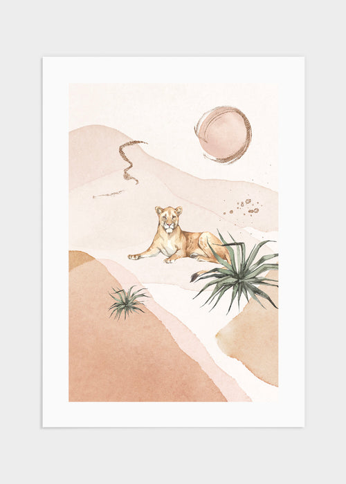 Female lion 2 poster
