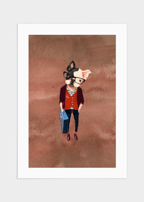 Bostonterrier poster