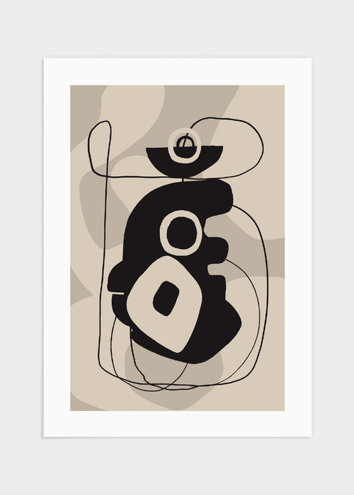 Japandi art 14 poster