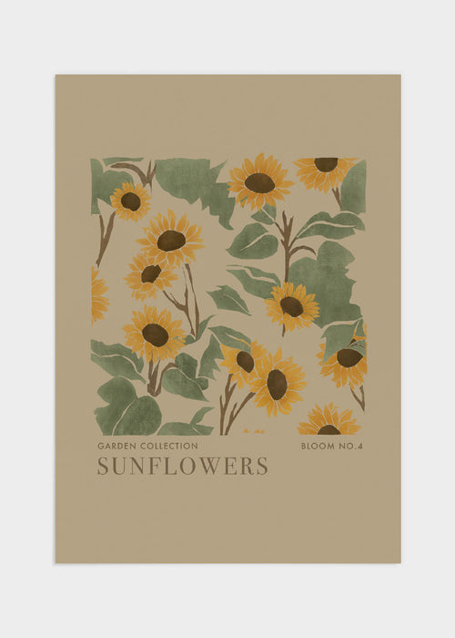 Sunflowers poster