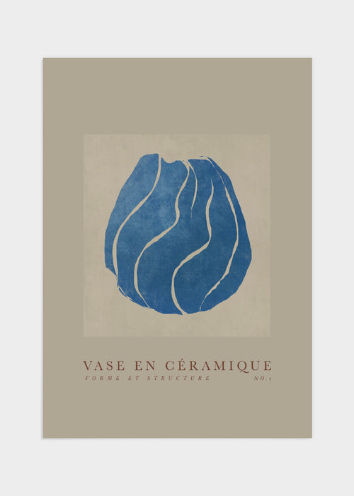Vase en céramique poster