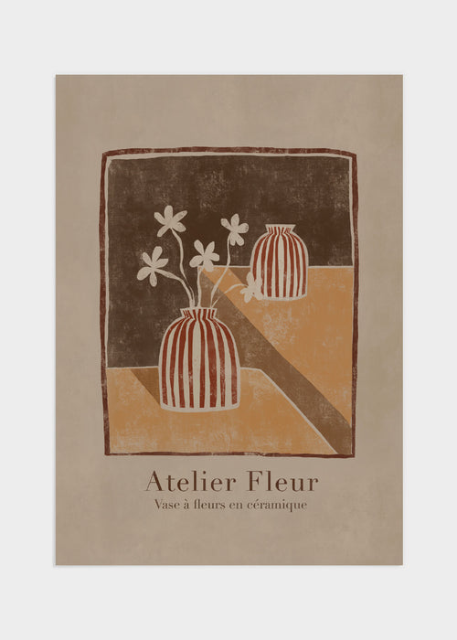 Atelier fleur poster