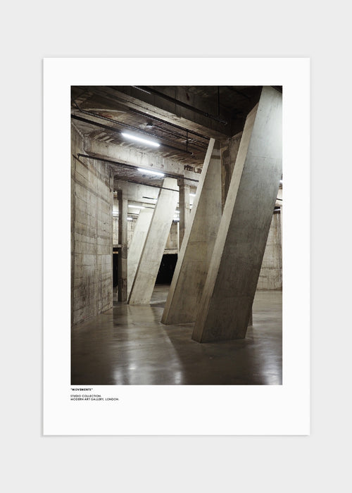 Modern art gallery, London poster
