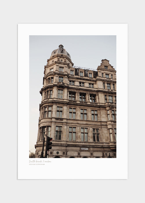 South bank, London poster