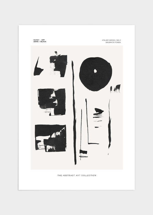 Abstract art poster