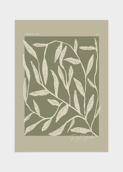 Royal garden poster