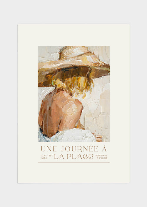Une journée à la plage poster