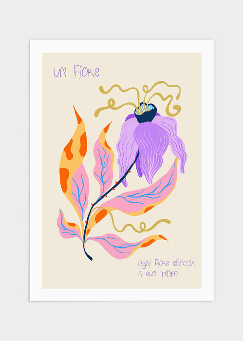 Un fiore poster