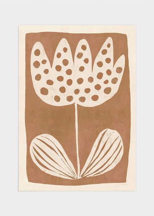 Dot flower poster
