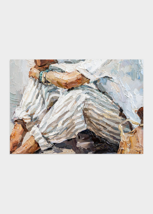 Striped pants poster
