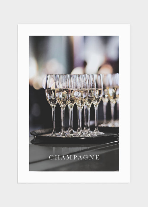 Champagne poster