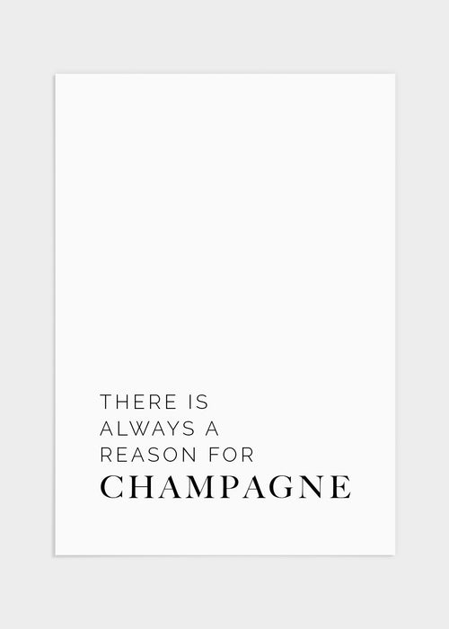 Champagne poster