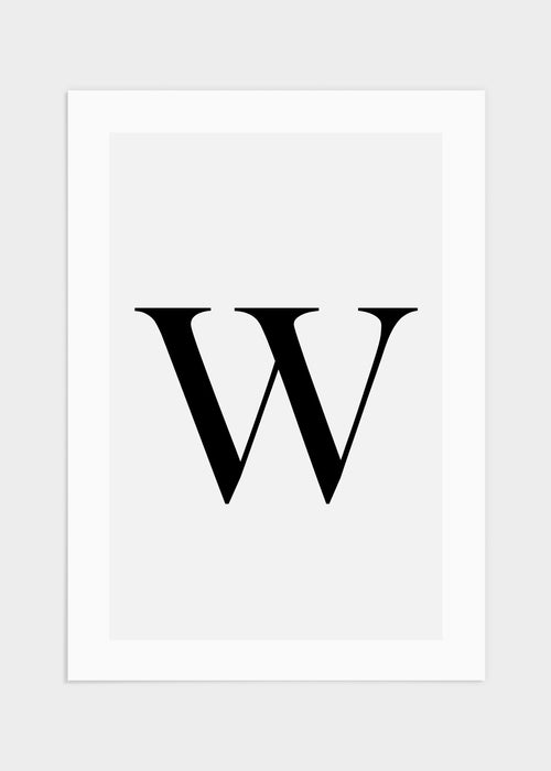 W poster