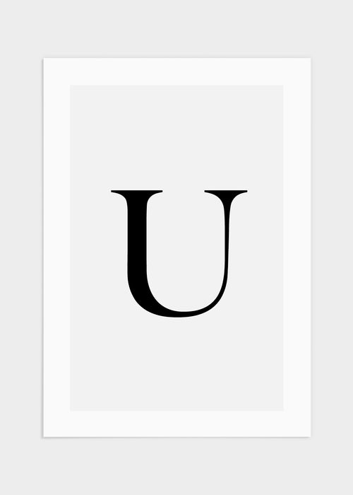 U poster