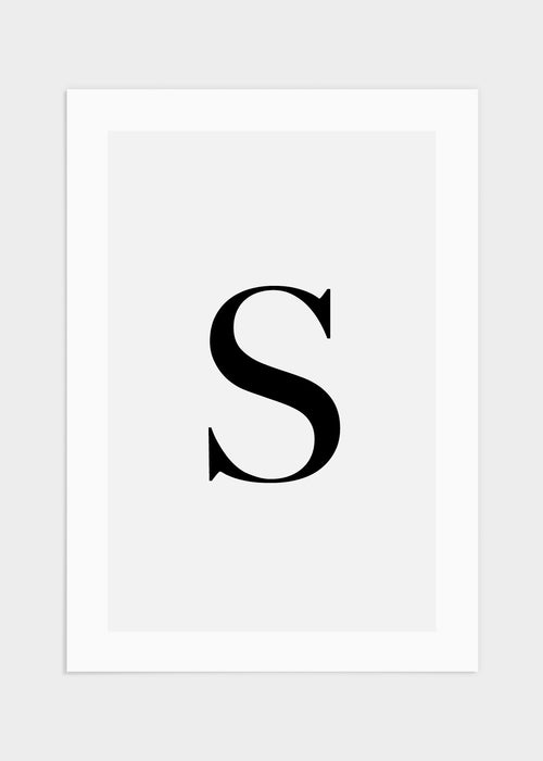 S poster