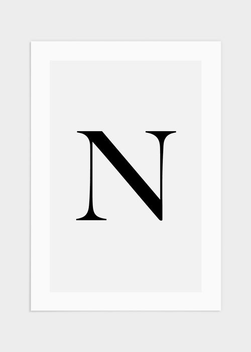 N poster