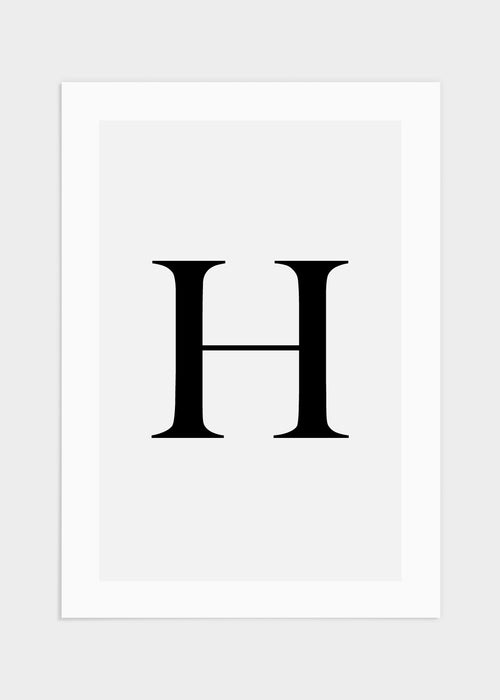 H poster