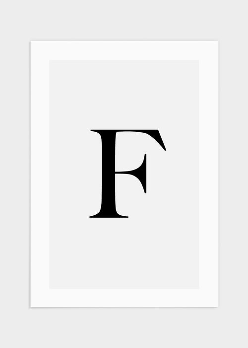 F poster