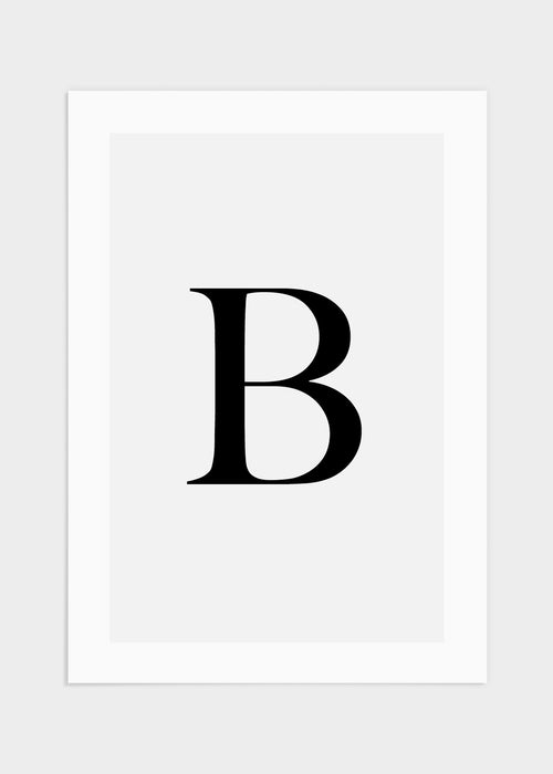 B poster