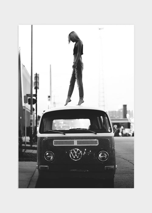 Volkswagen girl poster