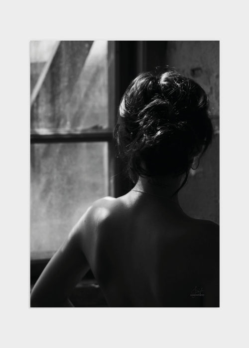 Light & shadow portrait poster