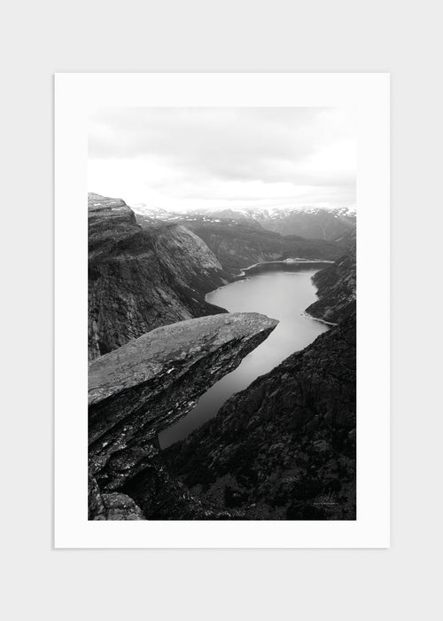 Trolltunga norway poster