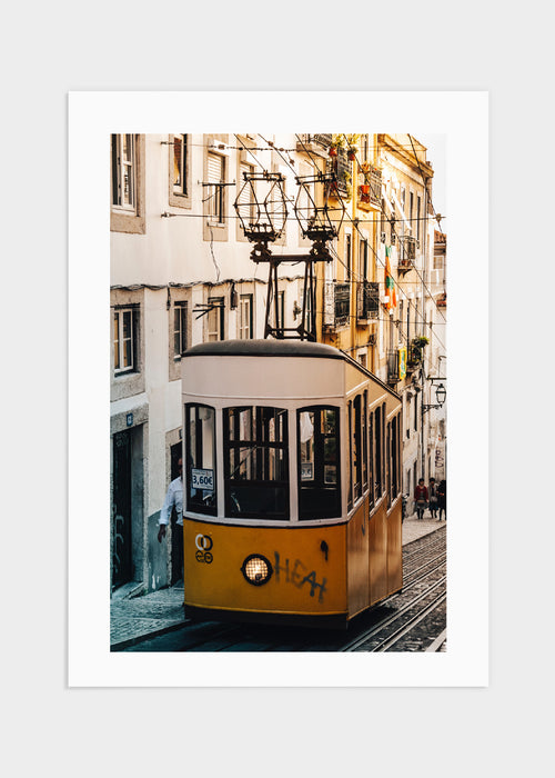 Trolley car poster