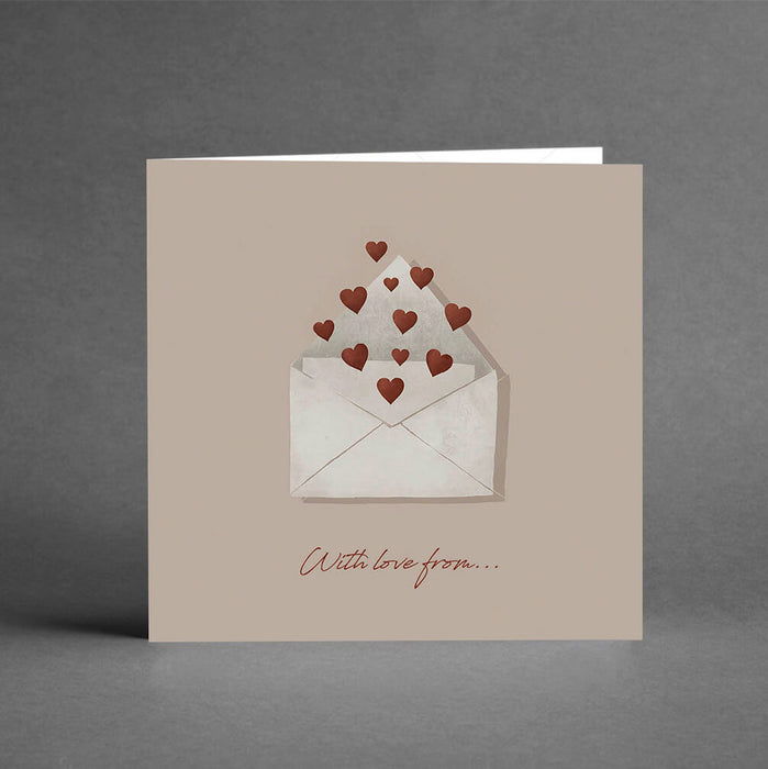 With love from... - Gratulationskort