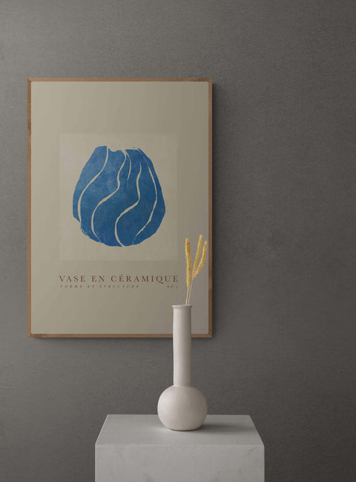 Vase en céramique poster