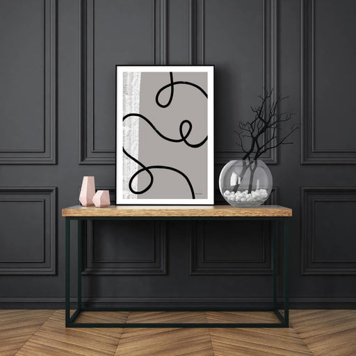 Posters & Prints - BLACK FLOW POSTER