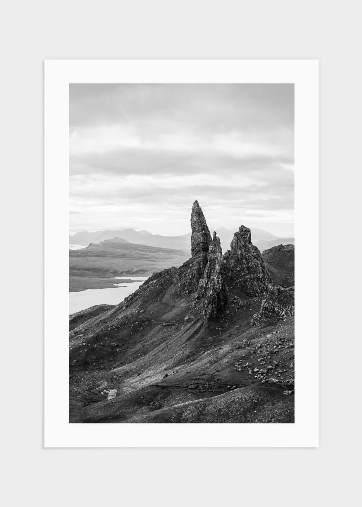 The old man of storr, Scotland poster