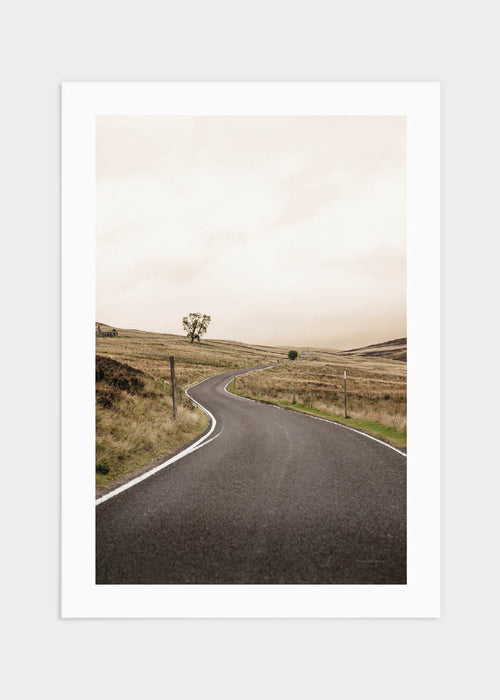 Road trip in Scotland poster