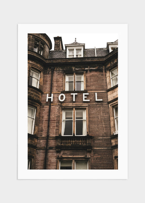 Hotel in Inverness, Scotland poster